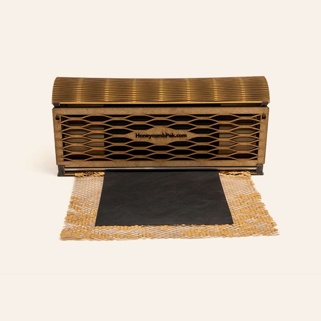 Dispensador MDF Classic (HoneyComb Marrón+ Papel seda Negro)