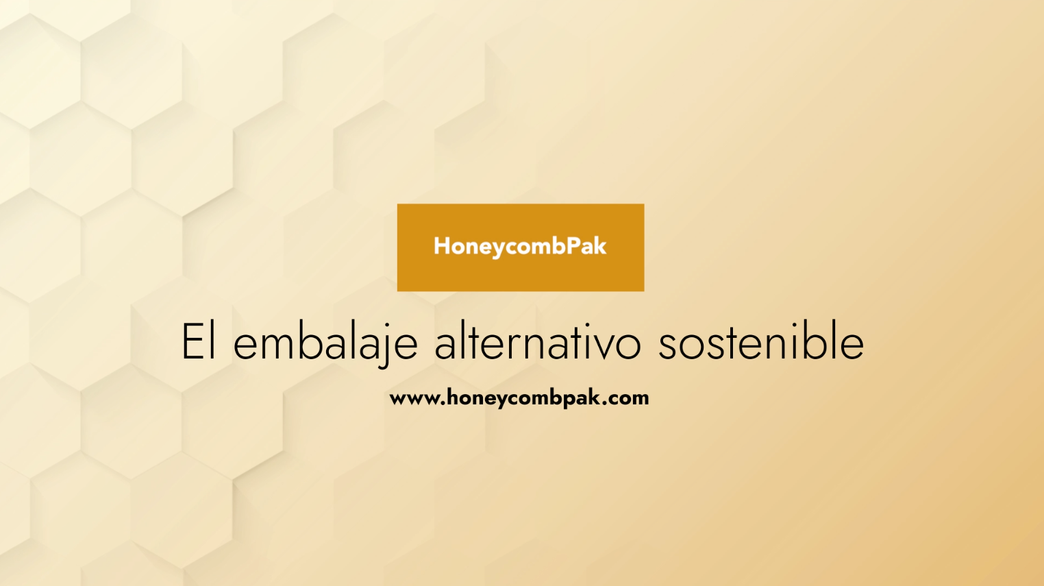 Cargar video: HoneyCombPak